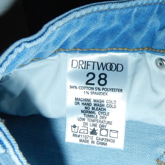 Driftwood Jeans Farrah Flare Patchwork Bandanna Print Insert Light Wash🆕NWT! - Picture 11 of 16